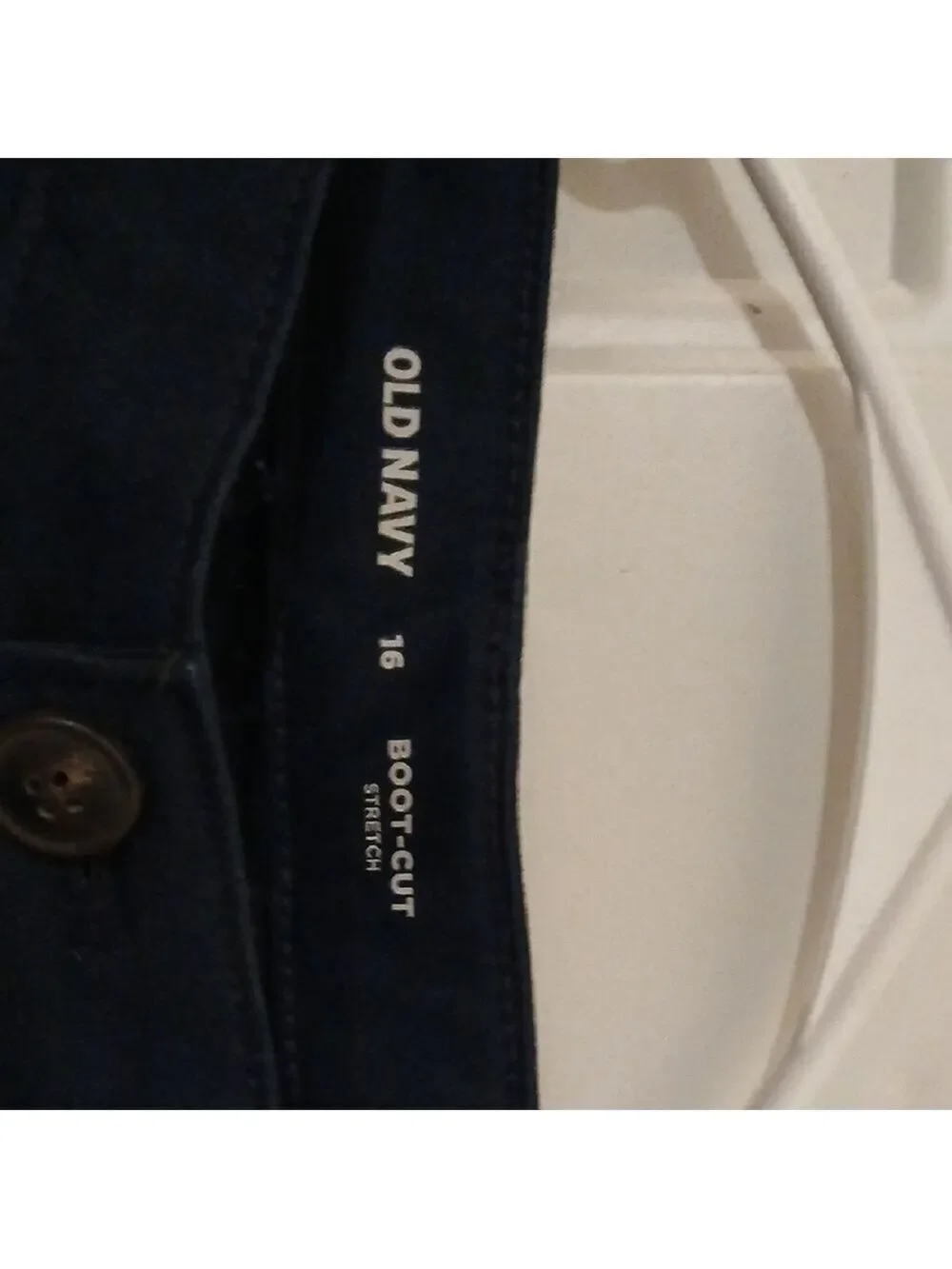 Old Navy Girl Navy Blue Boot Cut Pants Size 16